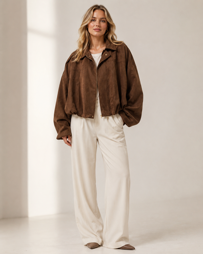 Mjuk Oversized Mockajacka.