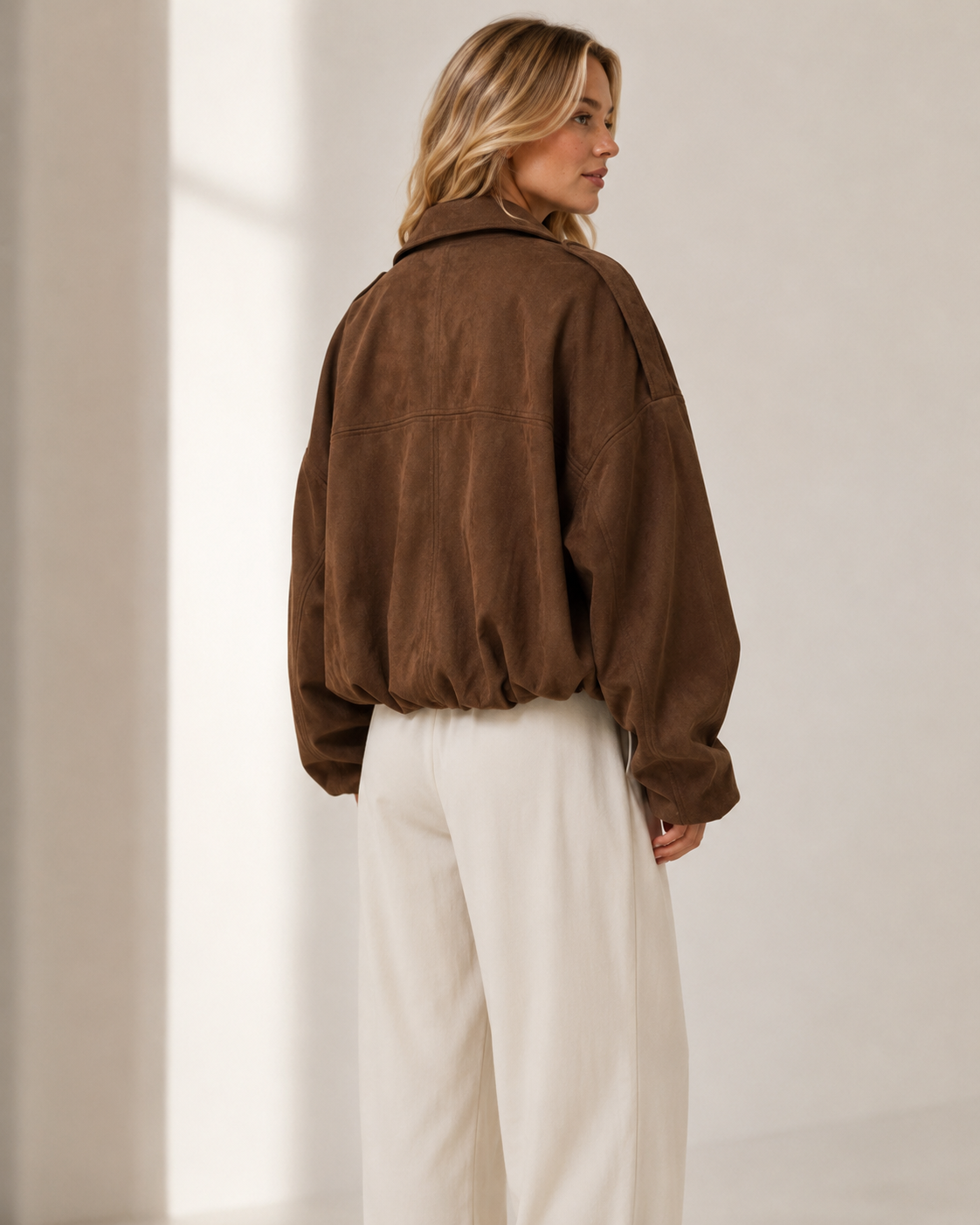 Mjuk Oversized Mockajacka.