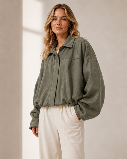 Mjuk Oversized Mockajacka.