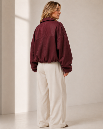 Mjuk Oversized Mockajacka.