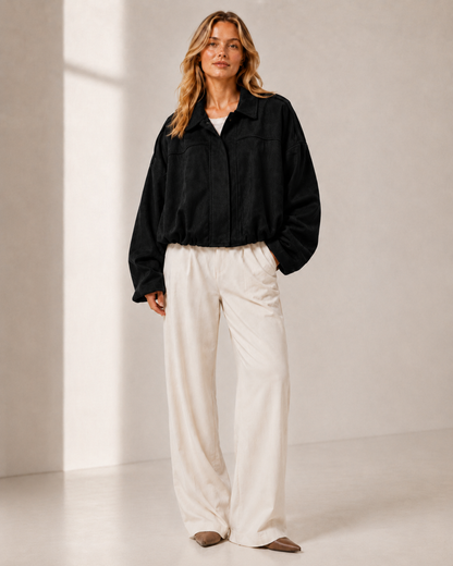 Mjuk Oversized Mockajacka.