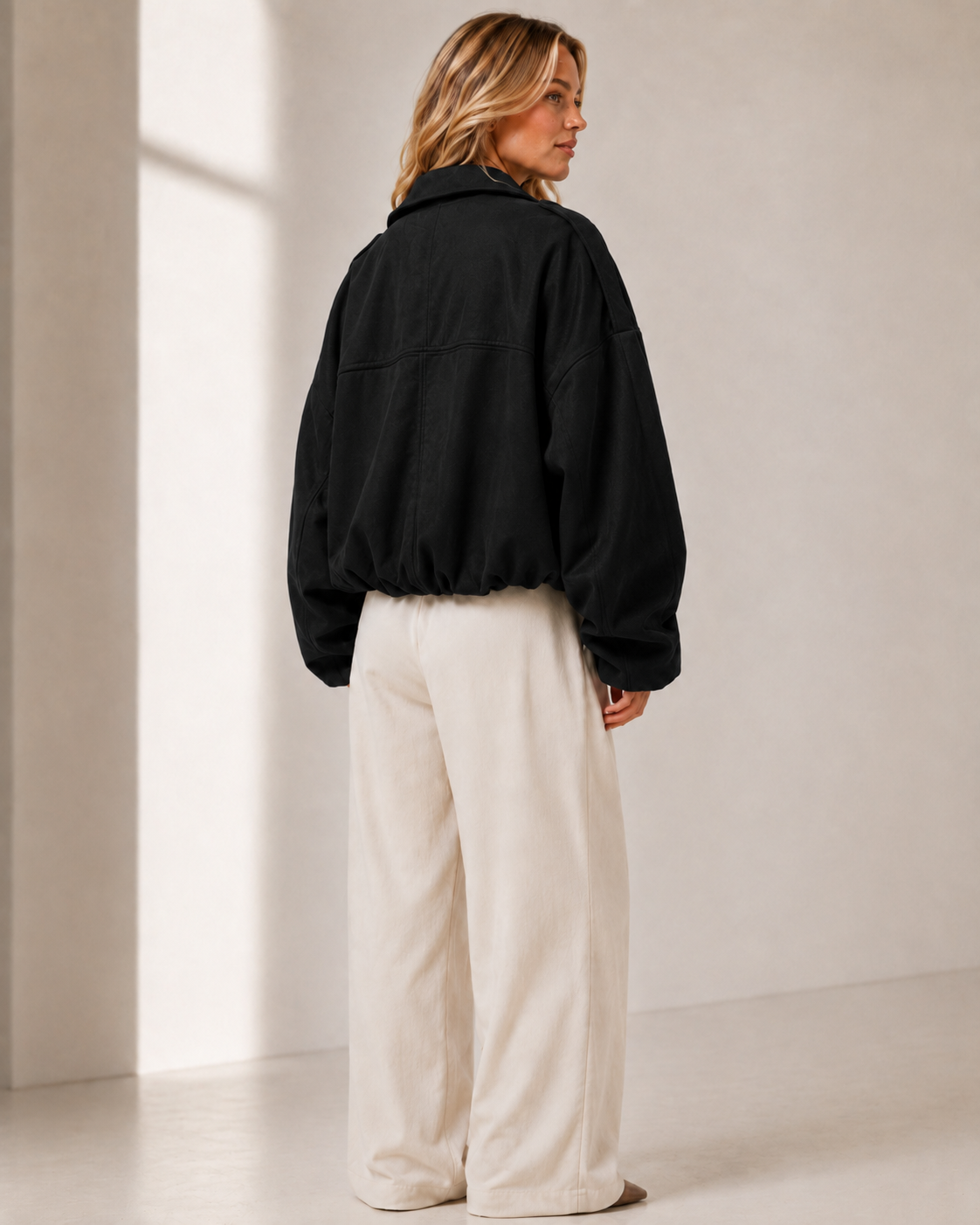 Mjuk Oversized Mockajacka.