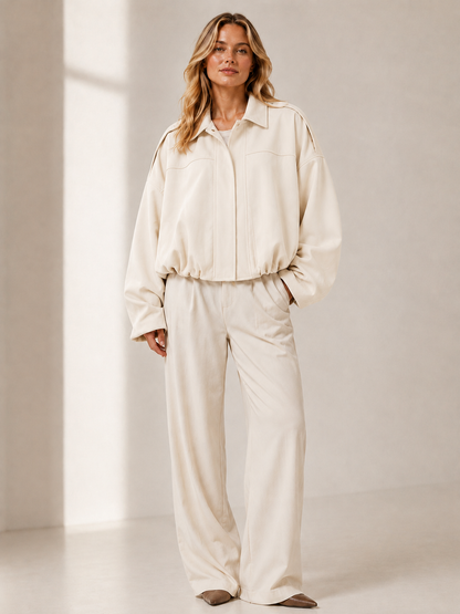 Mjuk Oversized Mockajacka.