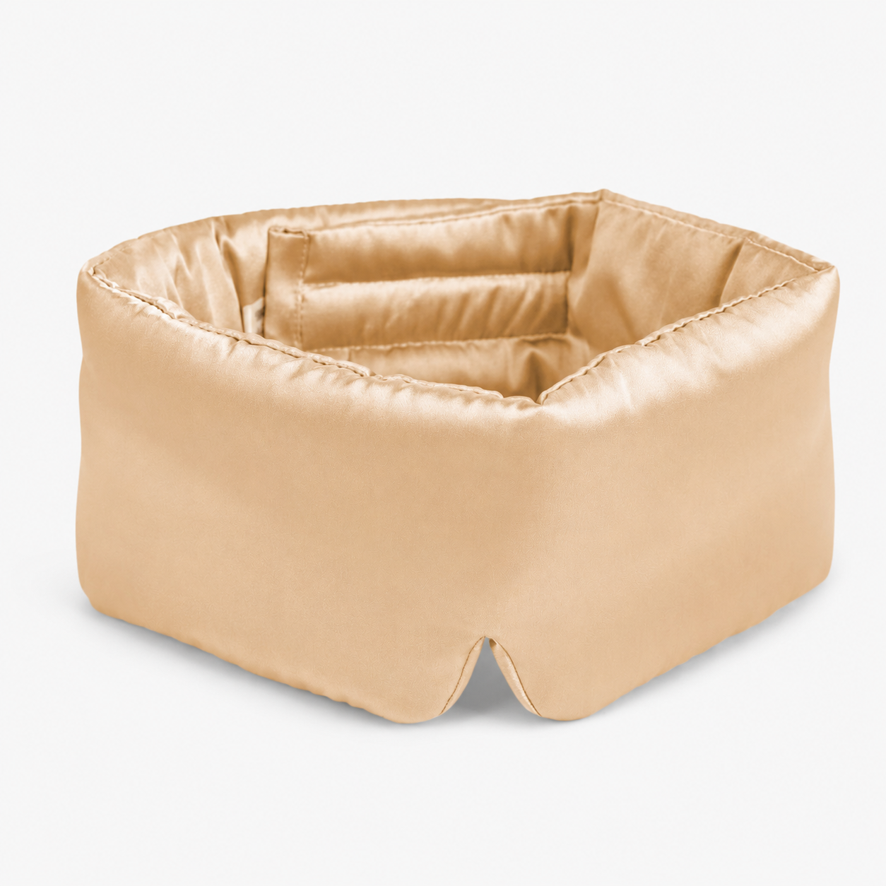 Tryckfri Sovmask i Silkeslen Satin